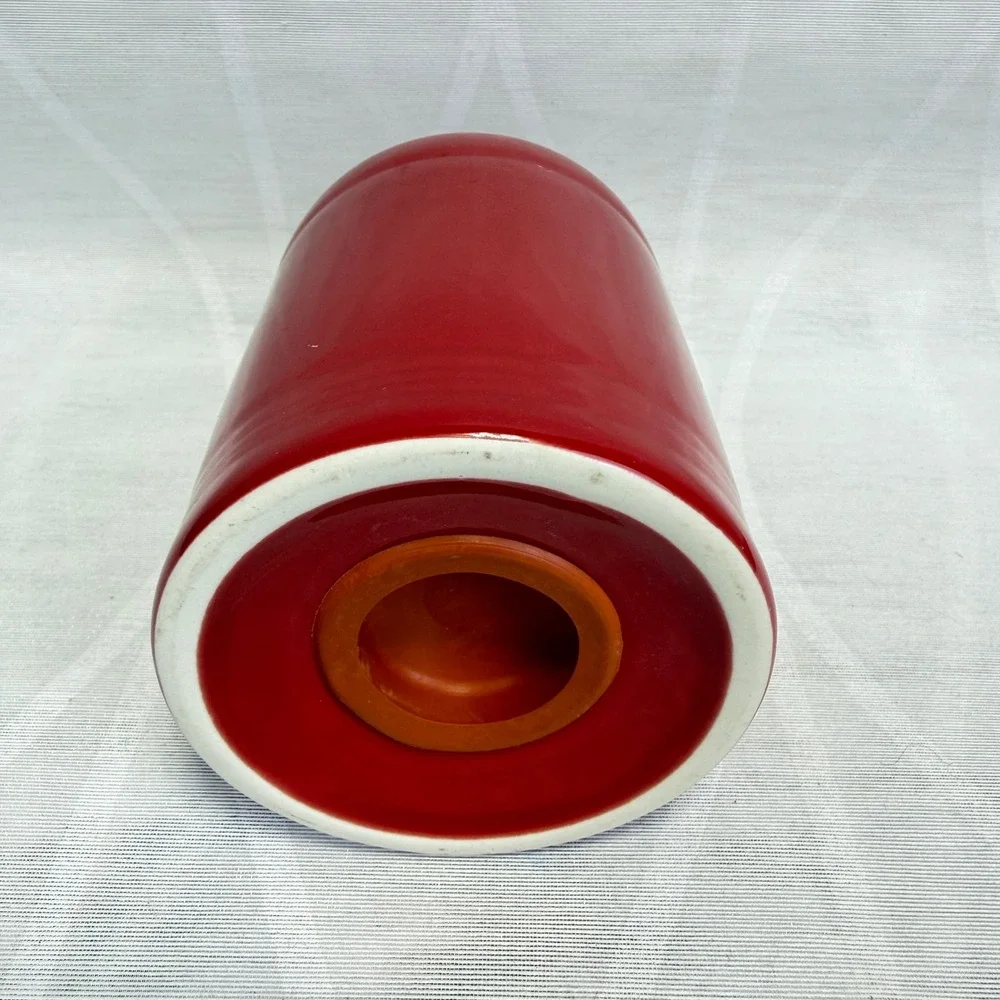 FIESTA FiestaWare USA Scarlet Red Grated Cheese Shaker HLC Rubber Stopper 4½